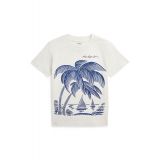 Toddler and Little Boys Beach-Print Cotton Jersey Tee