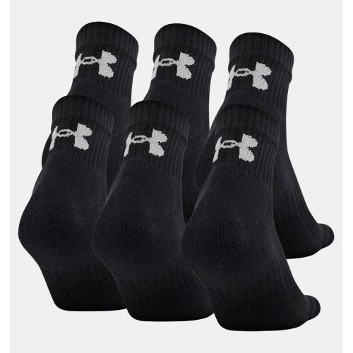 언더아머 Underarmour Unisex UA Training Cotton Quarter 6-Pack Socks