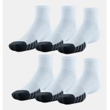 Underarmour Unisex UA Performance Tech 6-Pack Quarter Socks