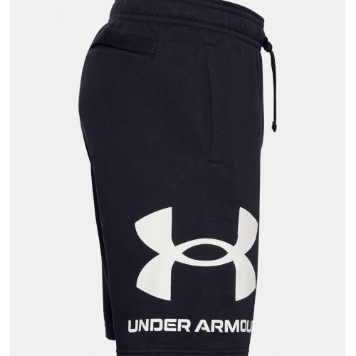 언더아머 Underarmour Mens UA Rival Fleece Big Logo Shorts