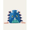 Boden Novelty Drawstring Bag - Bright Marina Dinosaur