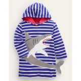 Boden Towelling Throw-on - Bluing Blue Shark