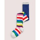 Boden Patterned Tights - Rainbow Stripes