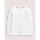 Boden Long-sleeved Rosebud T-shirt - White