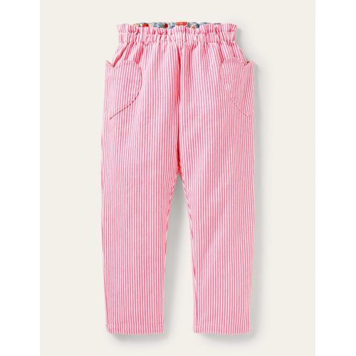 보덴 Boden Pull-on Pants - Festival Pink Ticking Stripe