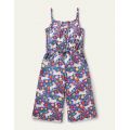 Boden Wide Leg Jersey Jumpsuit - Bluebell Small Unicorn Floral