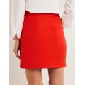 Boden Jersey A-Line Mini Skirt - Rocket Red