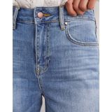 Boden Fitted Cropped Flare Jeans - Light Vintage