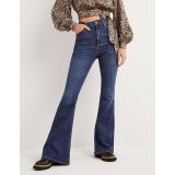 Boden High Rise Fitted Flare Jeans - Mid Vintage