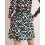 Boden Jersey A-Line Mini Skirt - Multi, Geo Swirl