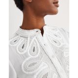 Boden Embroidered Wow Shirt - White