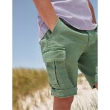 Boden Garment Dye Cargo Shorts - Safari Green