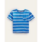 Boden Relaxed T-shirt - Provence Blue/Pink