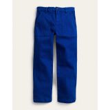 Boden Relaxed Pocket Pants - Bluing Blue