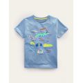 Boden Animal Education T-shirt - Pebble Blue Insects