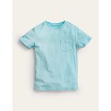 Boden Washed Slub T-shirt - Light Blue