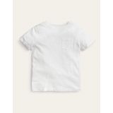 Boden Washed Slub T-shirt - White