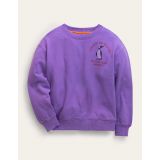 Boden Logo Sweatshirt - Aster Purple