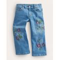 Boden Straight Leg Flare Jeans - Light Vintage Embroidery