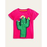 Boden Flutter T-Shirt - Tutti Fruity Pink Cactus
