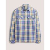 Boden Casual Cotton Check Shirt - Corsican Blue Check