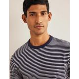 Boden Slim Fit Classic T-Shirt - Navy/Ivory