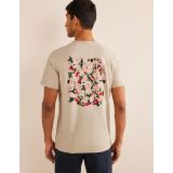 Boden Graphic T-shirt - Stone Floral