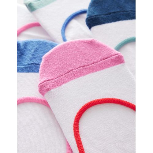 보덴 Boden Five Pack Secret Socks - Multi, Colourblock