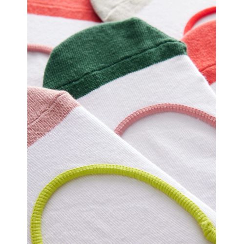 보덴 Boden Five Pack Secret Socks - Pastel, Colourblock