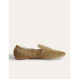 Boden Flexible Sole Loafers - Deep Olive