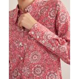Boden New Silk Shirt - Faded Rose Floral Tapestry