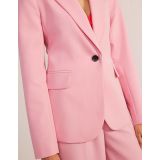 Boden Fitted Suit Blazer - Pink