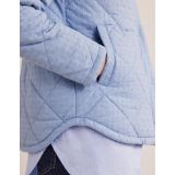Boden Broderie Quilted Cotton Jacket - Chambray