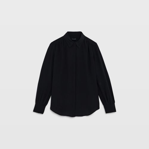 클럽모나코 Shirred Shoulder Silk Shirt