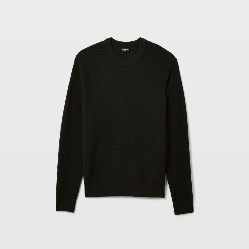 클럽모나코 Refined Textured Crew Sweater