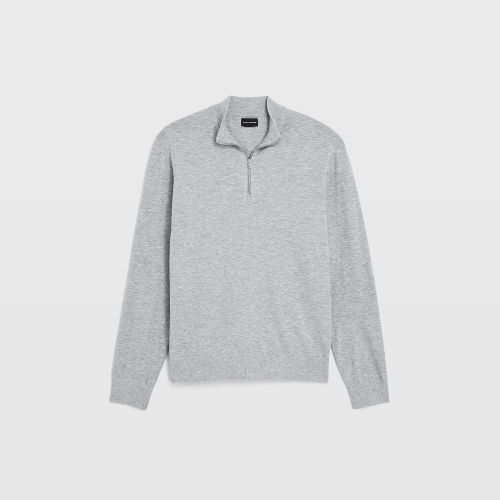 클럽모나코 Long Sleeve Tech Quarter Zip Sweater