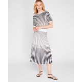 Novelty Pointelle Stripe Skirt