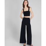 Extra High Rise Wide Leg Knit Pant