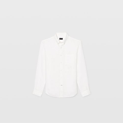 클럽모나코 Long Sleeve Solid Linen Shirt