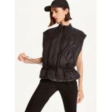 DKNY Quilted Cropped Vest