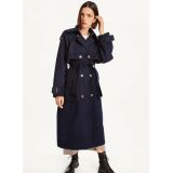 DKNY Wool Trench With Belt