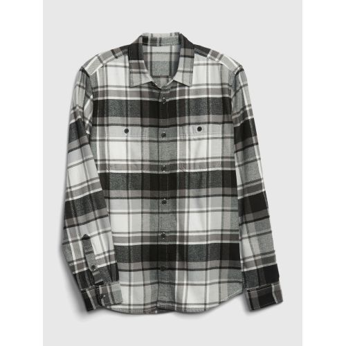 갭 Pocket Flannel Shirt in Standard Fit