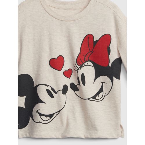 갭 babyGap | Disney Mickey Mouse Long Sleeve Graphic T-Shirt