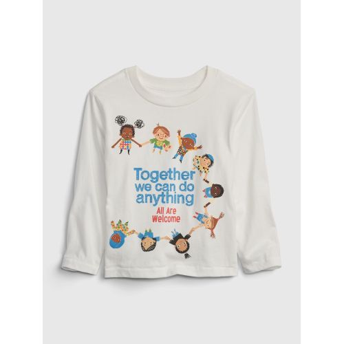 갭 Toddler All are Welcome Graphic T-Shirt