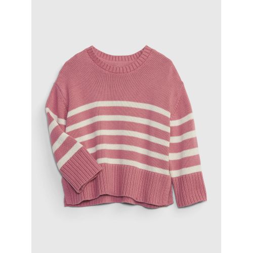 갭 Toddler 24/7 Split-Hem Stripe Sweater