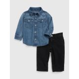 Baby Western Denim Outfit Set