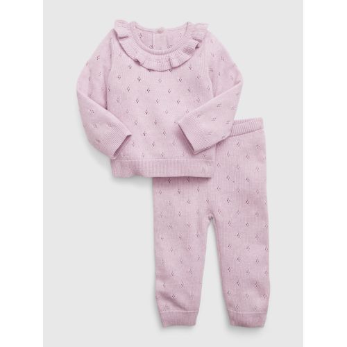 갭 Baby Pointelle Sweater Outfit Set