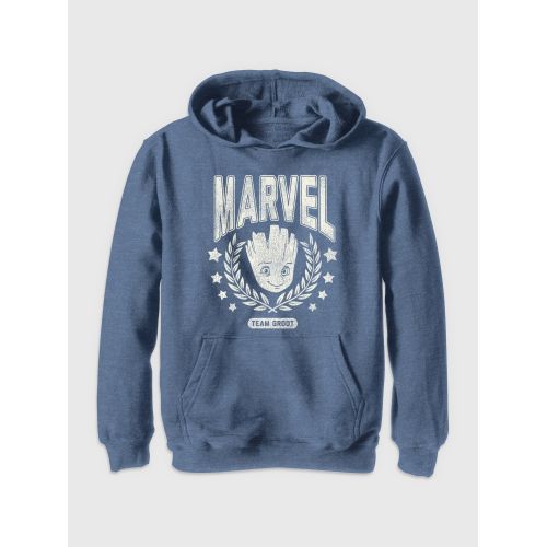 갭 Kids Guardians of the Galaxy Groot Collegiate Graphic Hooded Sweatshirt