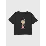 Kids Guardians of the Galaxy Baby Groot Graphic Boxy Crop Tee