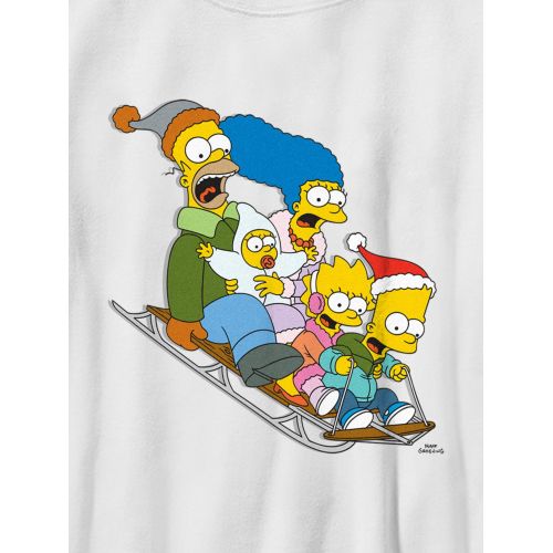 갭 Kids The Simpsons Sledding Graphic Tee